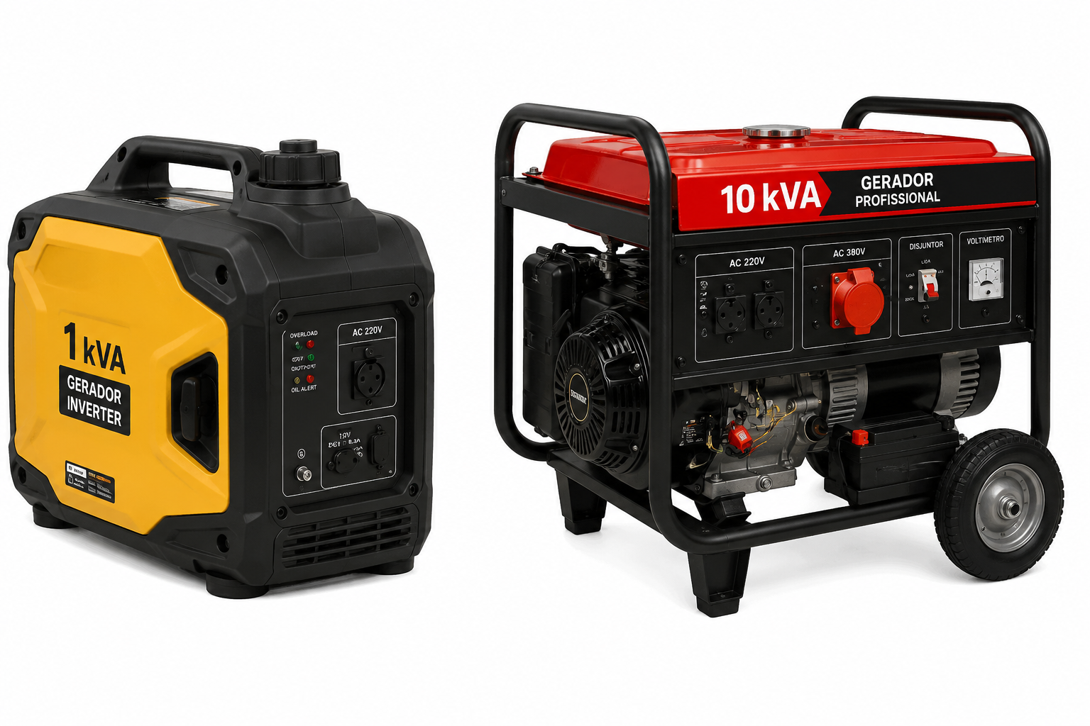 Gerador de Energia (1 e 10 kVA)